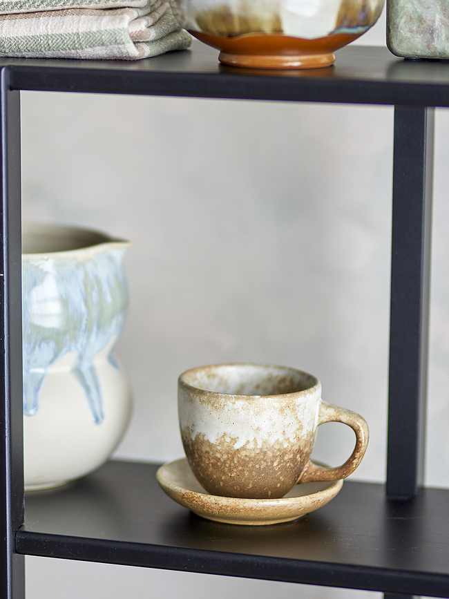 Brenta Šalice s Tanjurićima 185 ml smeđe-bež 4 kom.