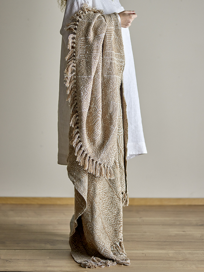 Bresso Ριχτάρι ανακυκλωμένο, 130 x 160 cm, καφέ