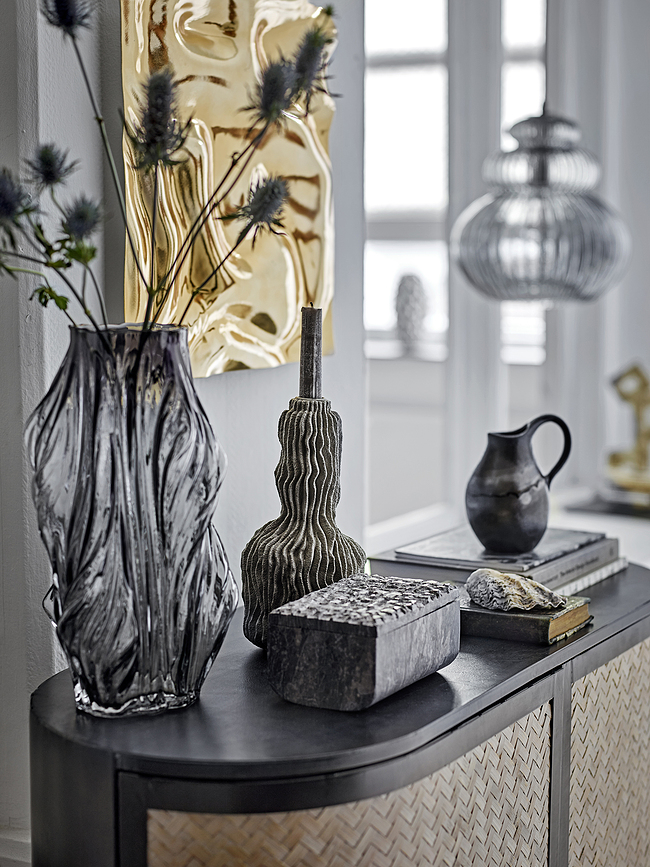 Briar Κηροπήγιο για κλασικό κερί, 24 cm, γκρι