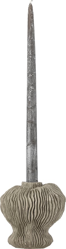 Briar Svijećnjak za klasičnu svijeću 12 cm sivi