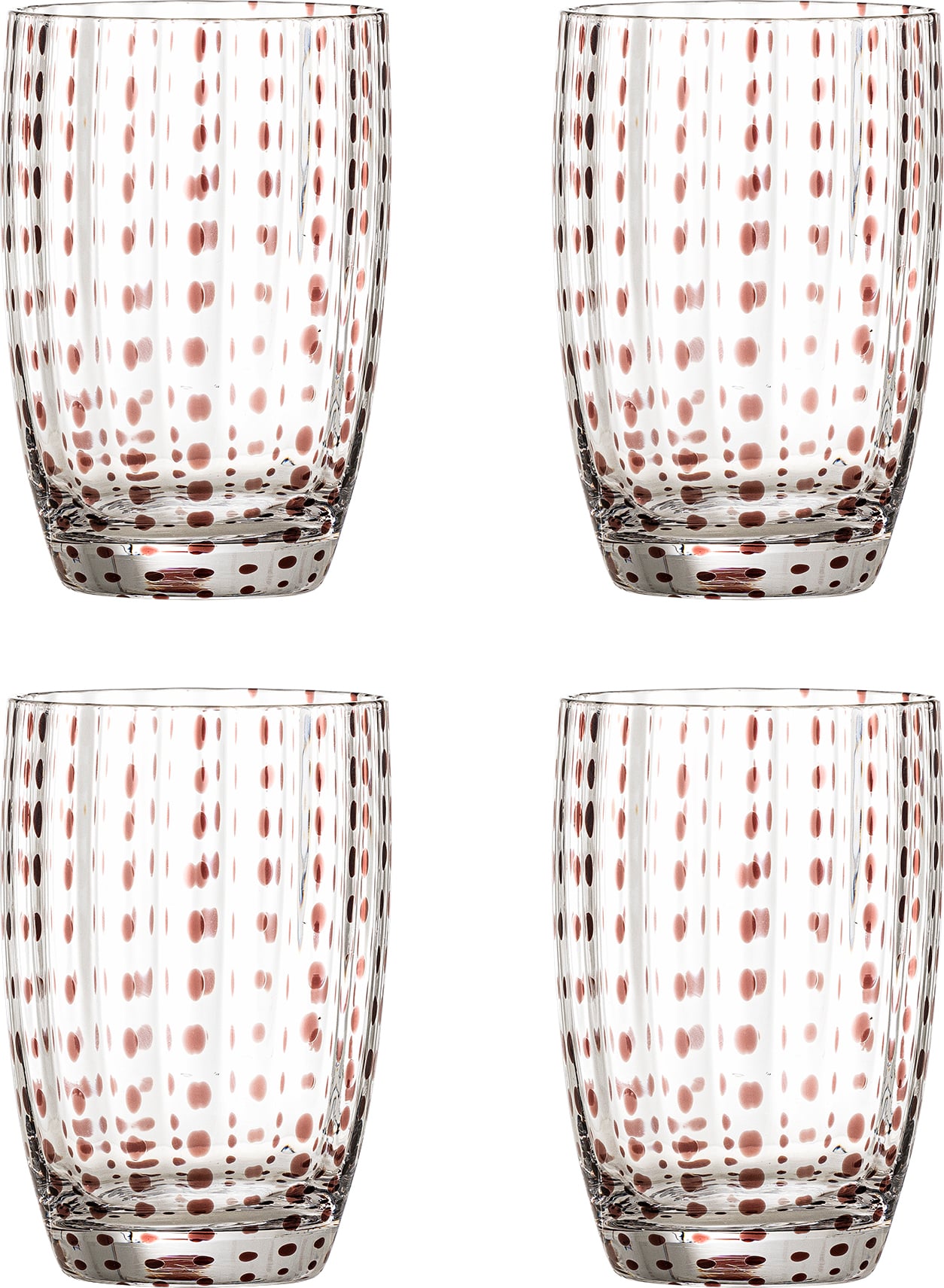 Brinley Gläser 350 ml, braun, 4 St.