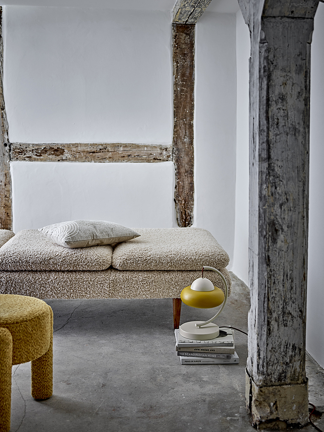 Bubble Namizna svetilka, belo-rumena