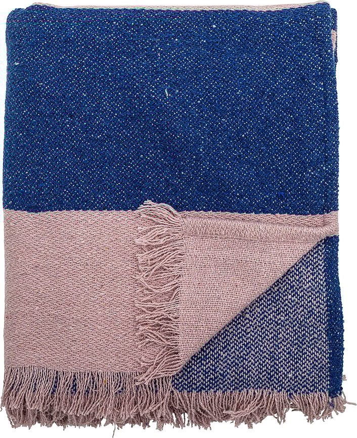 Cadeo Deka reciklirana 130 x 160 cm plavo-ružičasta