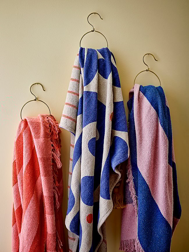 Cadeo Deka reciklirana 130 x 160 cm plavo-ružičasta