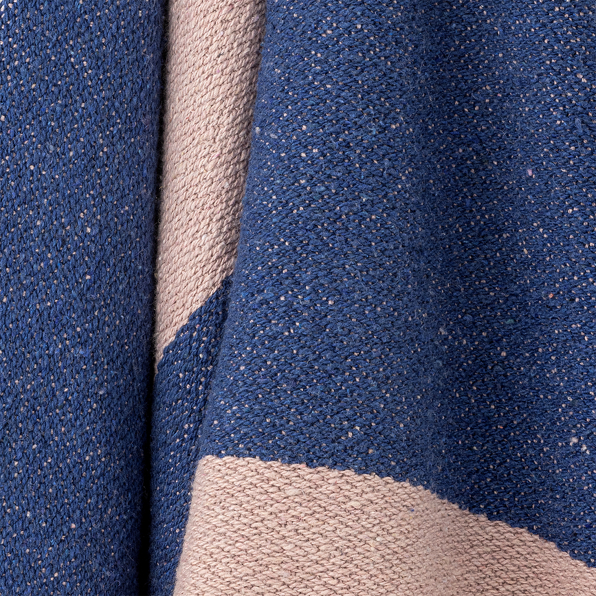 Cadeo Ριχτάρι ανακυκλωμένο, 130 x 160 εκ., μπλε-ροζ