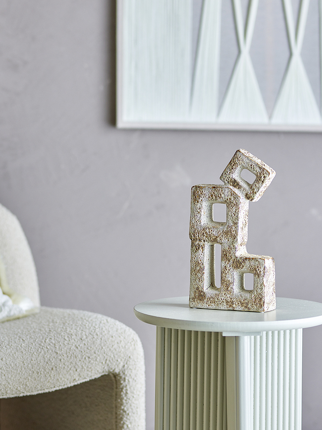 Caine Figurine Décorative, beige