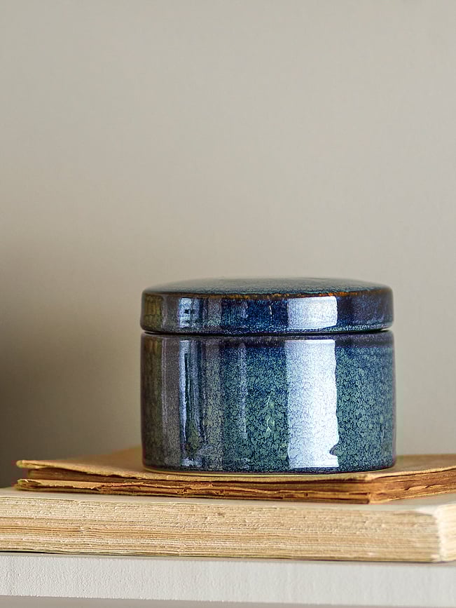 Caja de Almacenaje Khai, 8 cm, azul