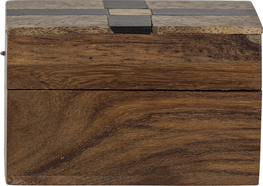 Caja de madera de mango Cemile, 6,5 cm