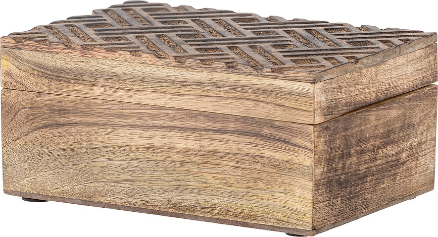 Caja de madera de mango Vercelli, 22 cm