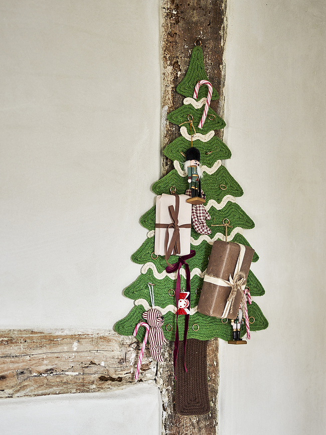 Calendario de Adviento Douglas, con forma de árbol de Navidad