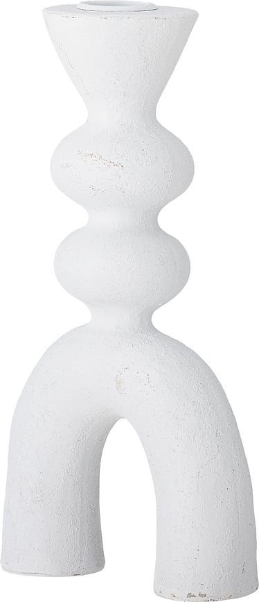 Candelabro clásico Syra, 21 cm, blanco
