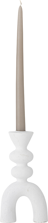 Candelabro clásico Syra, 21 cm, blanco