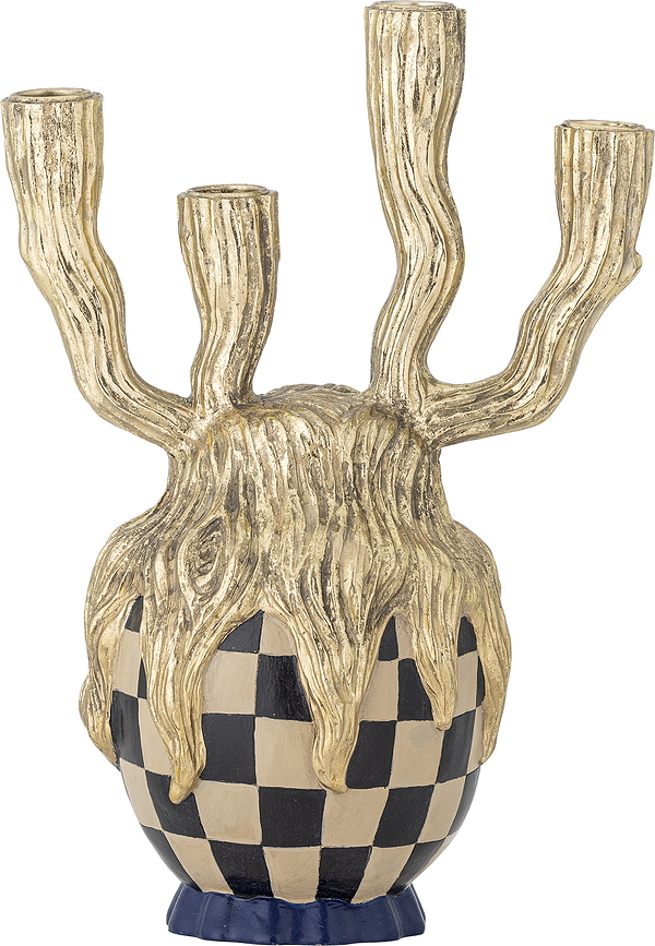 Candelabro de cuatro brazos Medusa, 32 cm, para vela clásica