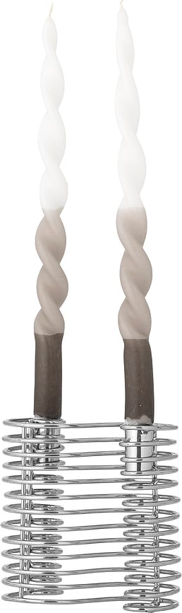 Candelabro doble Wavela, para vela clásica