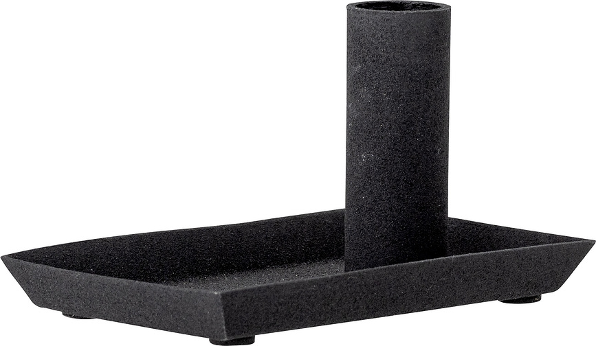 Candelabro Joha, negro, para vela clásica