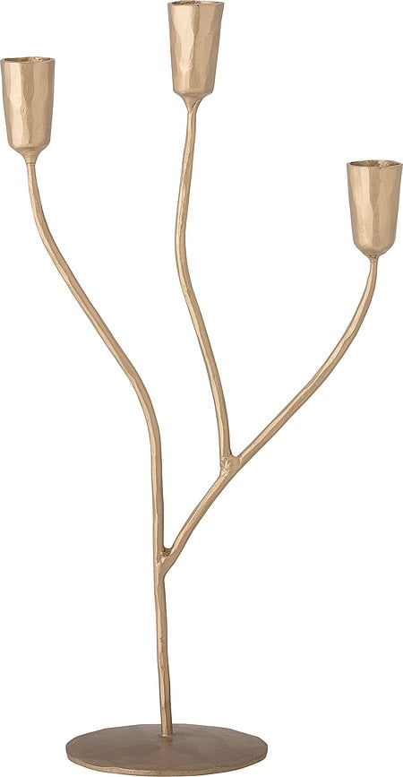 Candelabro Lorine, dorado