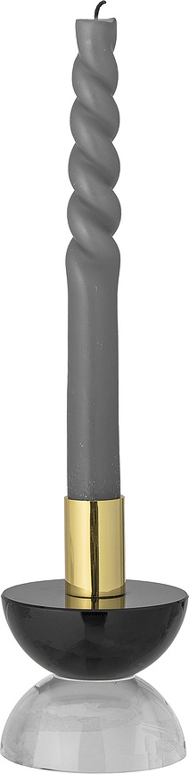 Portavelas para vela clásica Etel, negro