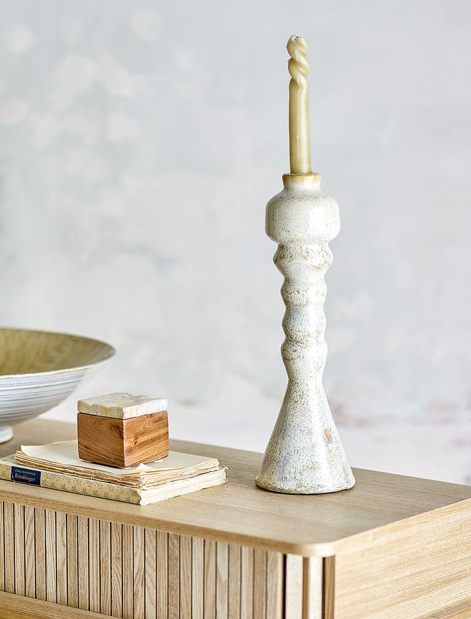 Candelero para vela clásica Bancroft, blanco