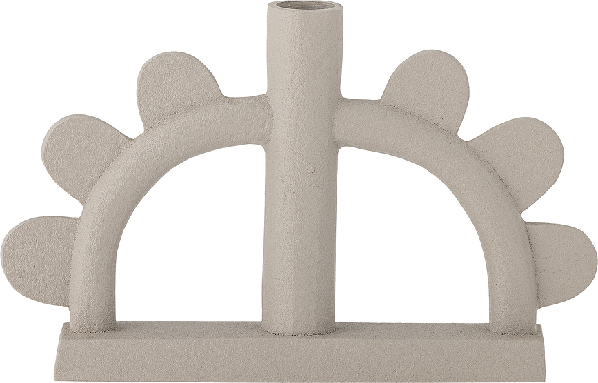 Candelero para vela clásica Kanza, beige