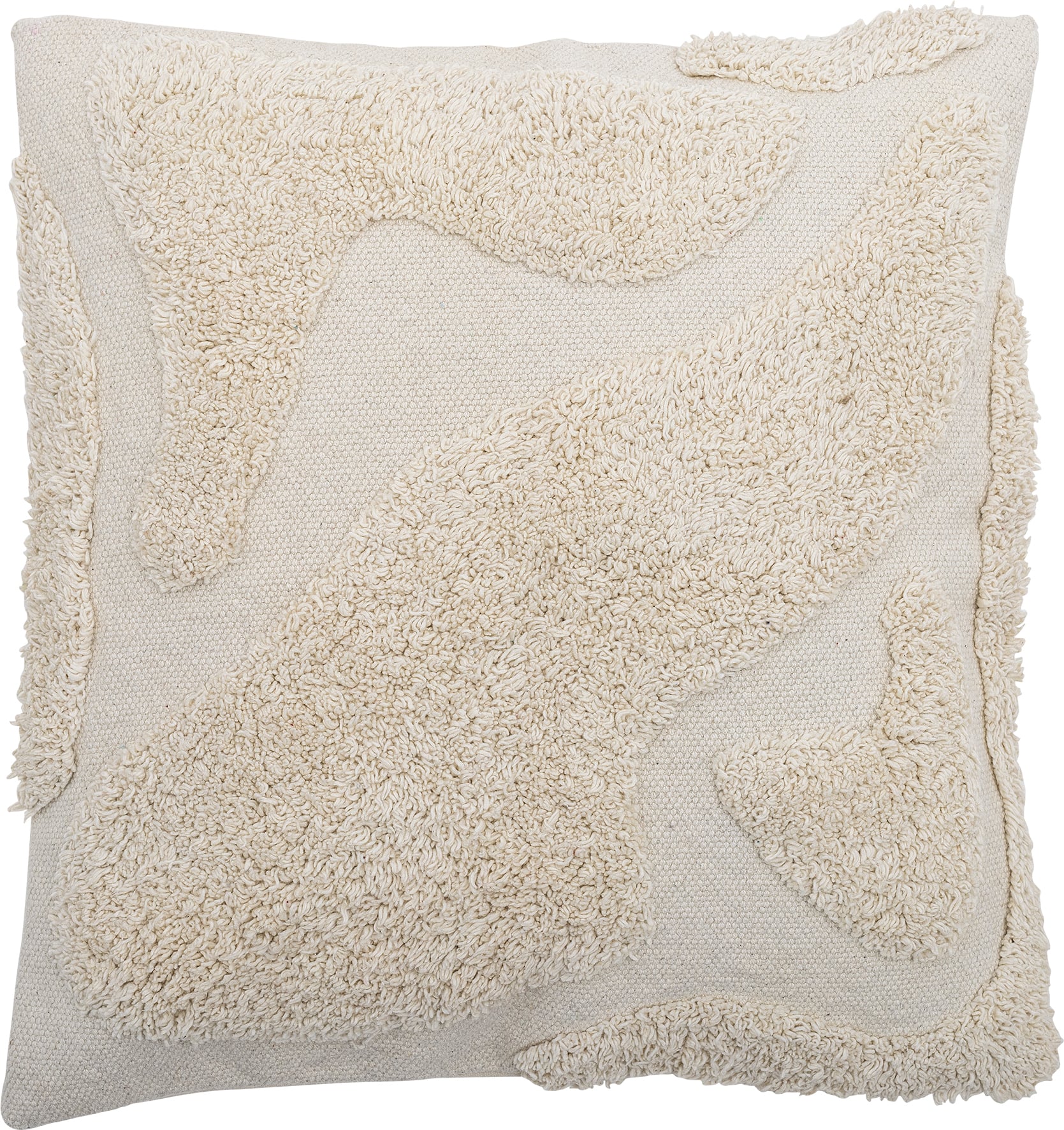 Canelli Dekoratives Kissen 50 x 50 cm cremefarbig