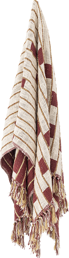 Cang Κουβέρτα, 160 x 130 εκ., κόκκινη