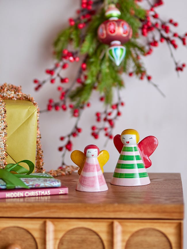 Caramella II Anges de Noël, colorés, Lot de 2