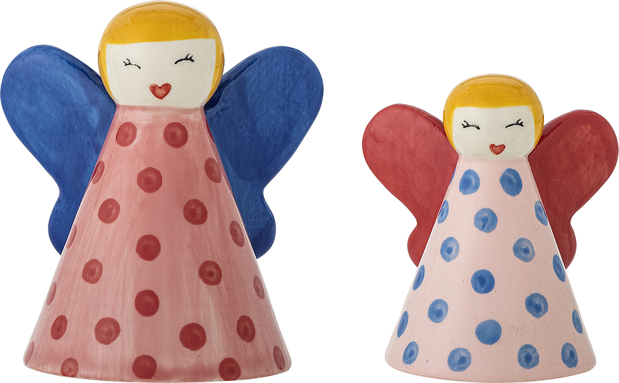 Caramella Anges de Noël, multicolores, Lot de 2