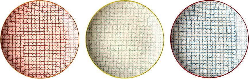 Carla Assiettes, Lot de 3