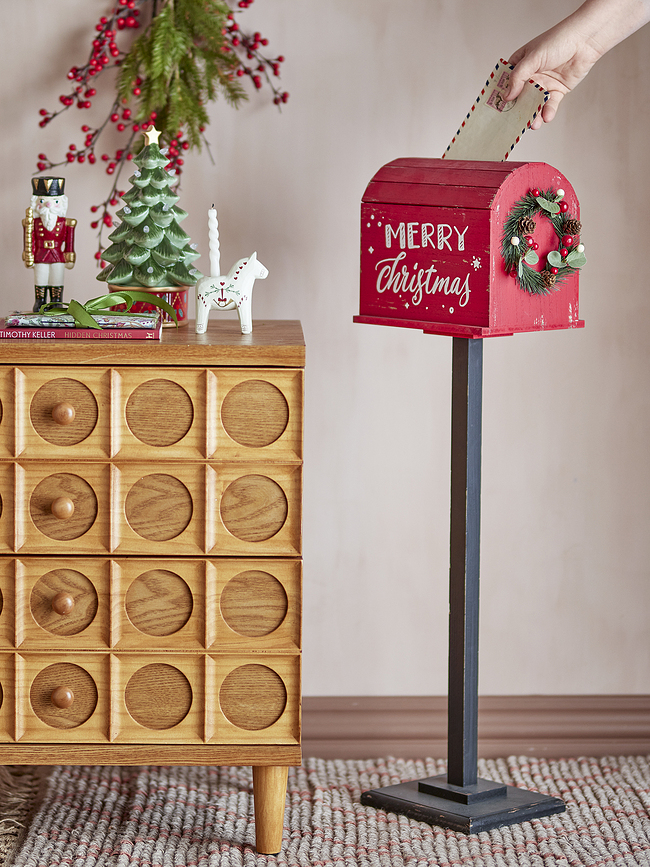 Carlo Boîte à Lettres de Noël sur pied