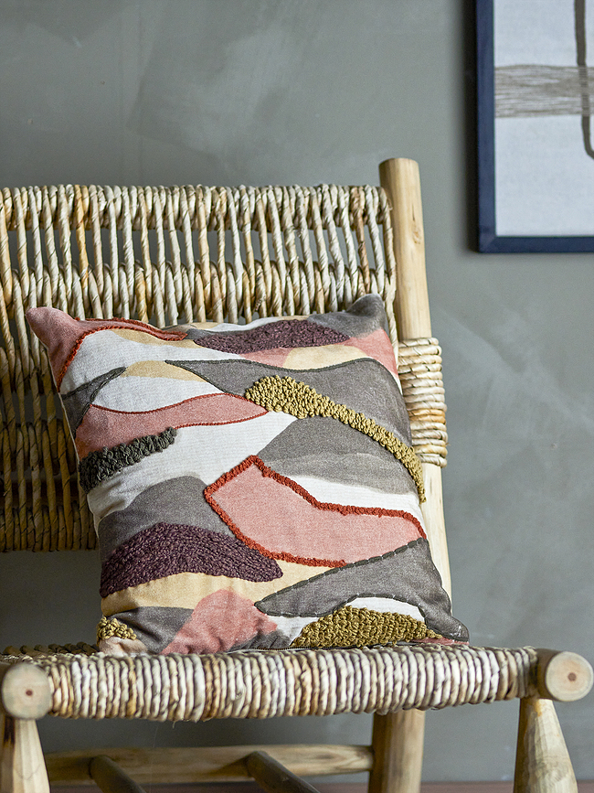 Carmagnola Dekorativni Jastuk 45 x 45 cm smeđe-crveni