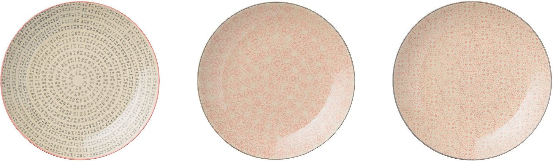 Cecile Flache Teller 20 cm 3 St.