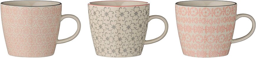 Cécile Tasses, 300 ml, Lot de 3