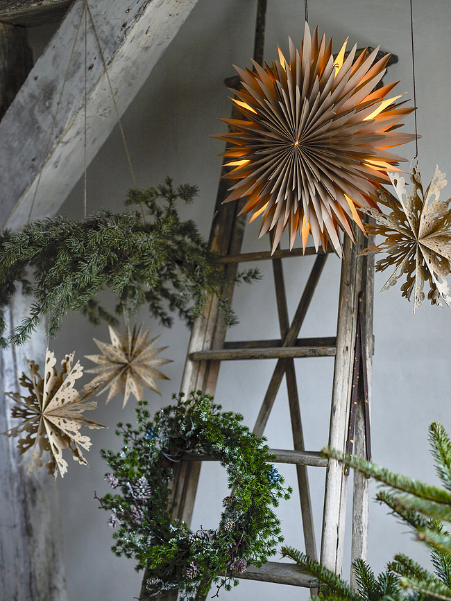 Cedar Couronne de Noël à suspendre, 70 cm