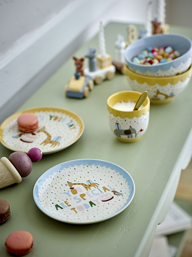 Celebrate Assiette Enfant 16 cm, jaune