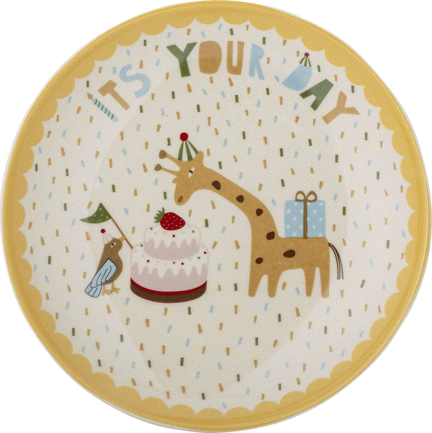 Celebrate Kinderteller, 16 cm, gelb
