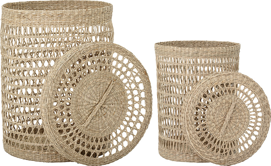 Cestas de Almacenamiento de hierba marina Connie, Pack de 2 unidades