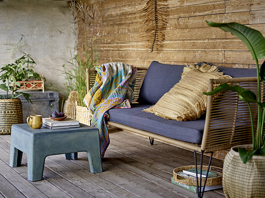 Cestas de almacenamiento de hierba marina Diora, Pack de 2 unidades