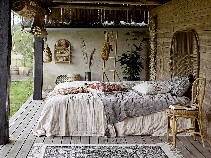 Cestas de almacenamiento de hierba marina Diora, Pack de 2 unidades