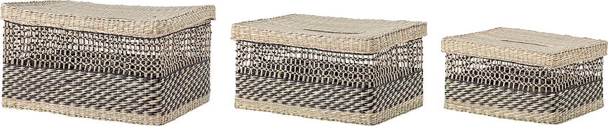 Cestas de almacenamiento Sabel, Pack de 3 unidades