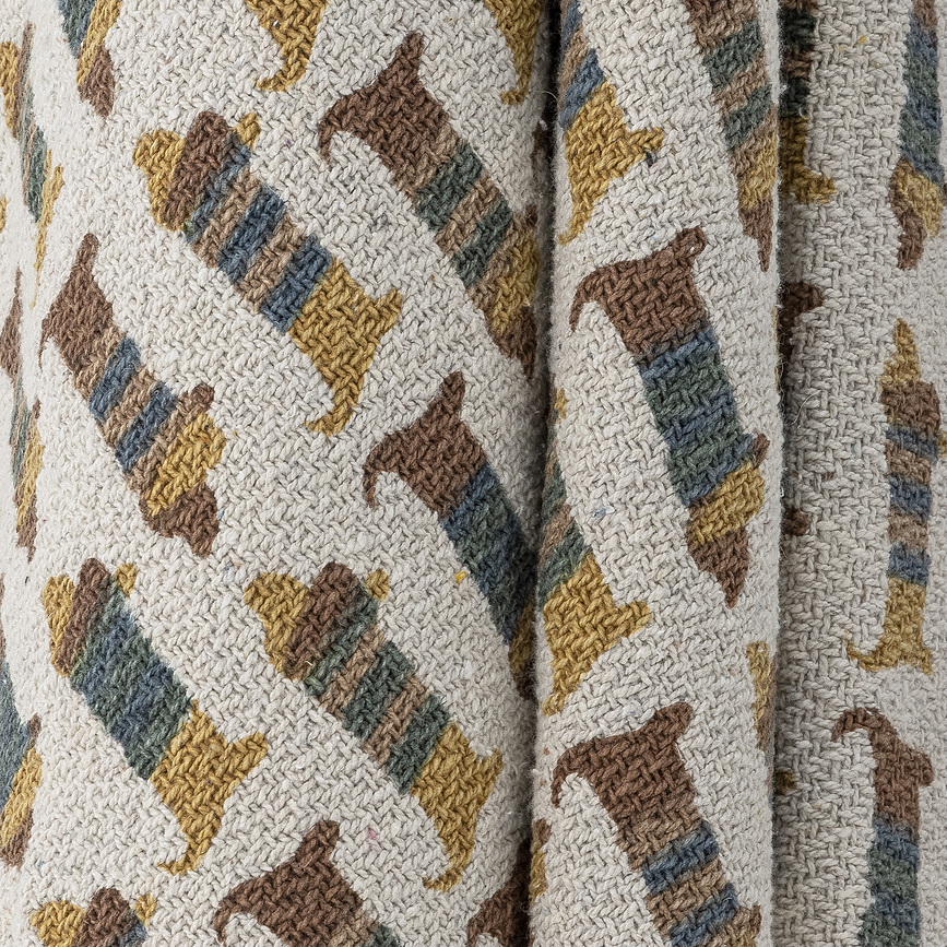 Charlie Plaid à motif chien, 130 x 160 cm