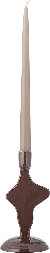 Cidra Κηροπήγιο για κλασικό κερί, 20 cm, καφέ