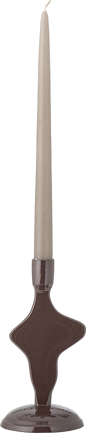 Cidra Svečnik za klasično svečo, 20 cm, rjav