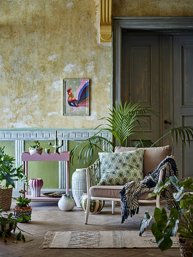 Cojín decorativo Adia, 50 x 50 cm, verde