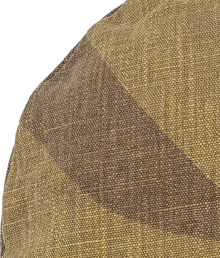 Cojín decorativo Alloa, 45 cm, mostaza