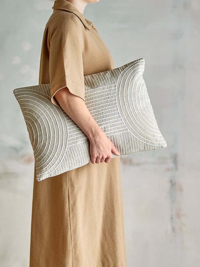 Cojín decorativo Chun, 35 x 50 cm