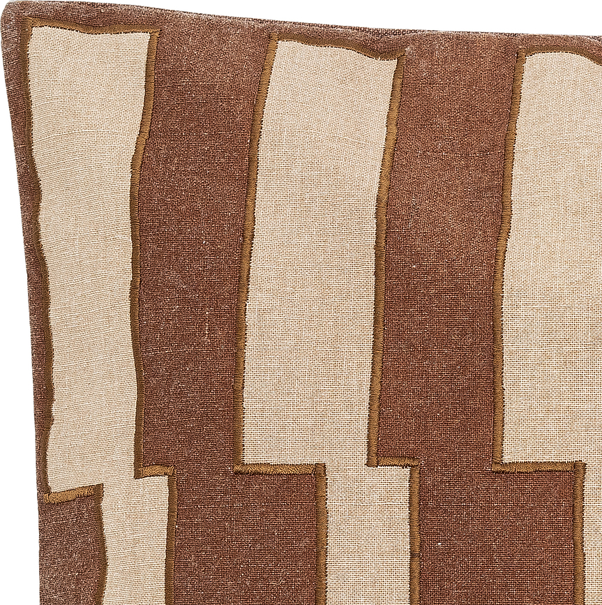 Cojín decorativo Cowes, 40 cm, marrón