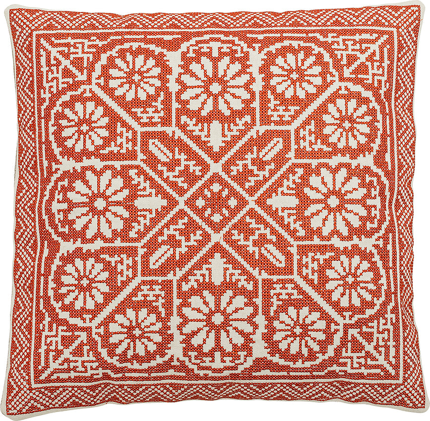 Cojín decorativo Madita, 40 cm, rojo
