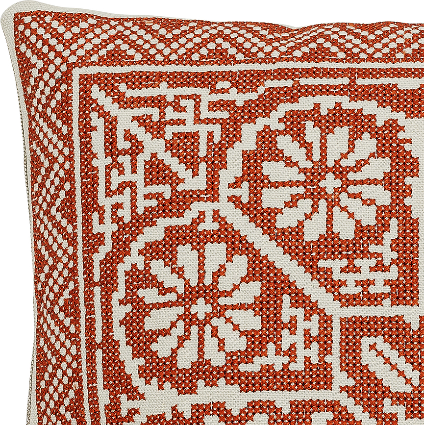 Cojín decorativo Madita, 40 cm, rojo