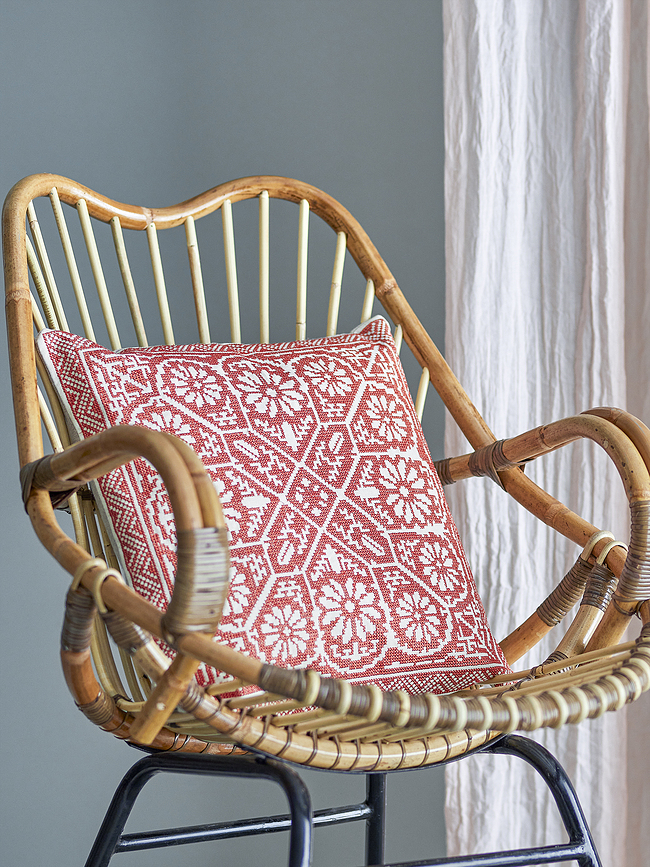 Cojín decorativo Madita, 40 cm, rojo