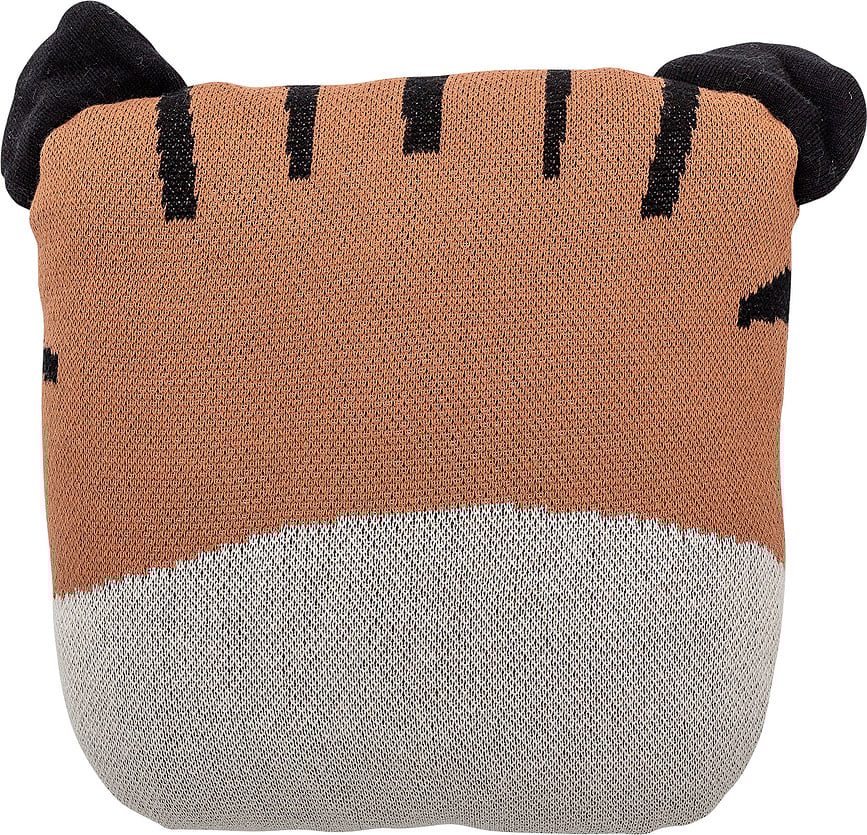 Cojín decorativo Muzamel, 30 x 30 cm, estampado de tigre